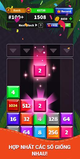 Drop Numbers: Hợp Nhất Các Số screenshot 2