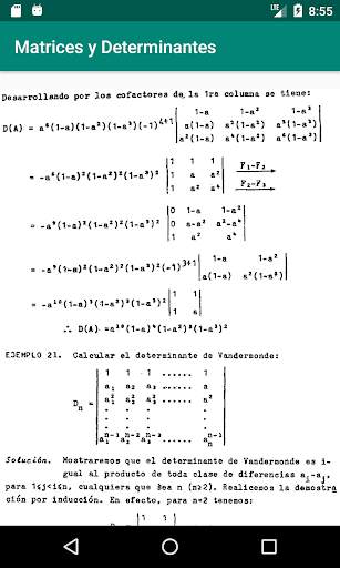Matrices y Determinantes screenshot 7