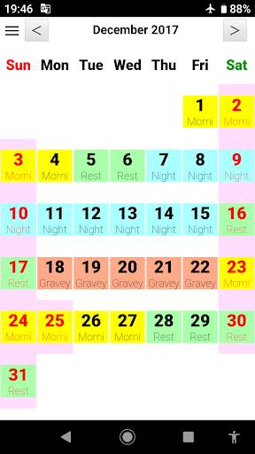 User Calendar screenshot 8