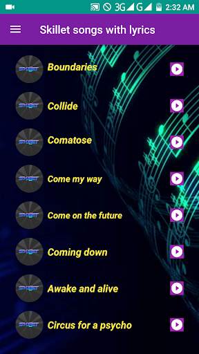Skillet songs with Lyrics screenshot 2