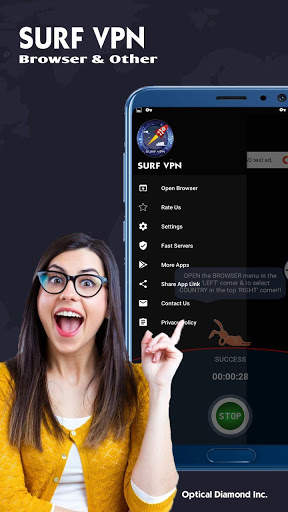 Surf VPN - Fast, Unlimted, Free VPN Proxy screenshot 5