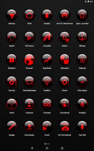 Red Glass Orb Icon Pack скриншот 18