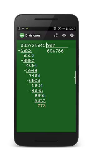 Divisions Calculator screenshot 2