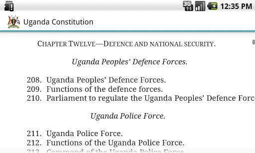 Uganda Constitution screenshot 13