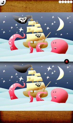 Kids Difference Game: Pirates screenshot 2