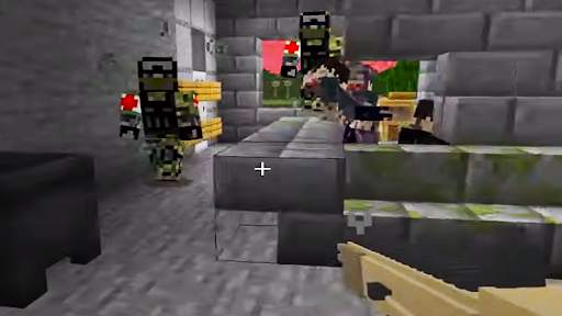 Zombie mod in mcpe world screenshot 2