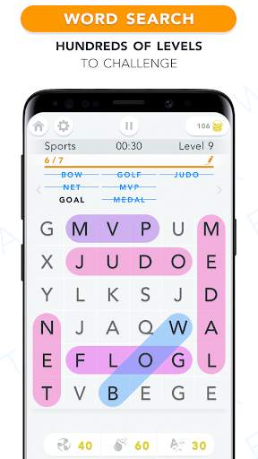 WordFind - Word Search Game скриншот 1