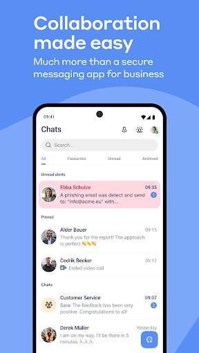 Teamwire - Business Messenger screenshot 1