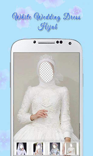 White Wedding Dress Hijab screenshot 2