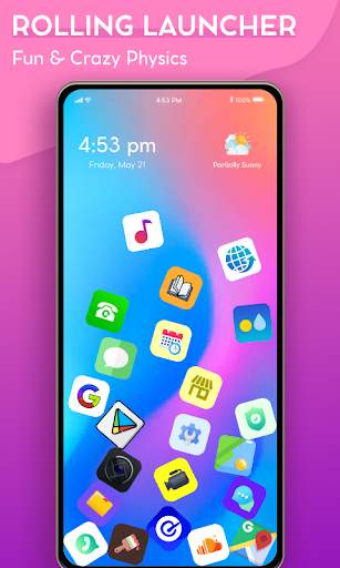 Rolling Icons Gravity Launcher screenshot 2