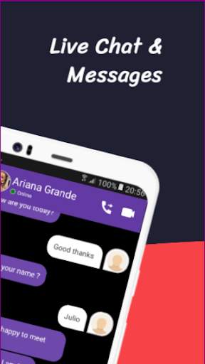 Ariana Grande Video Call and Live Chat ☎️ 📱 ☎️ screenshot 2