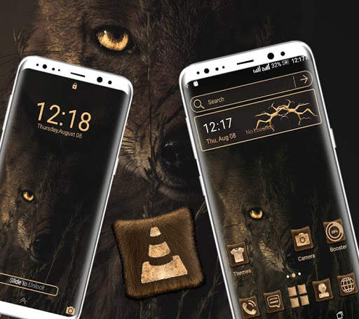 Dark Wolf Eye Launcher Theme screenshot 4