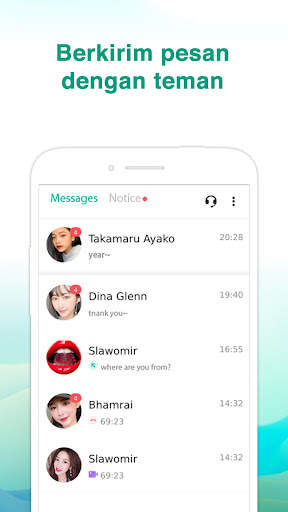 Peppermint: Live Chat, Rapat screenshot 3