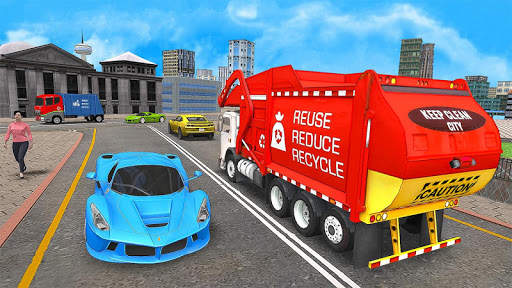 US Garbage Truck Simulation Game screenshot 3