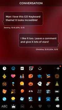 Red Keyboard Theme screenshot 7