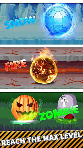 Shadow Slide ball Game – Rush Drift in Snow & Fire screenshot 2
