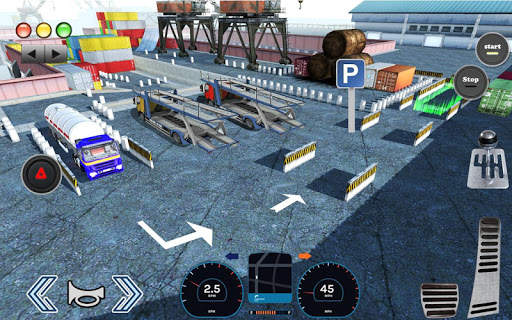 Cargo Truck Parking Games screenshot 14