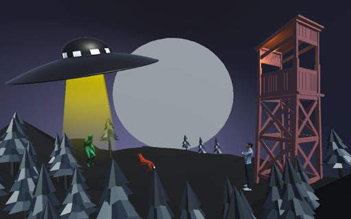 Alien UFO vs NASA Game скриншот 5