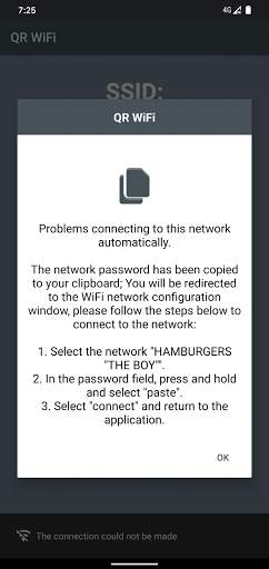QR Wifi Connection screenshot 4