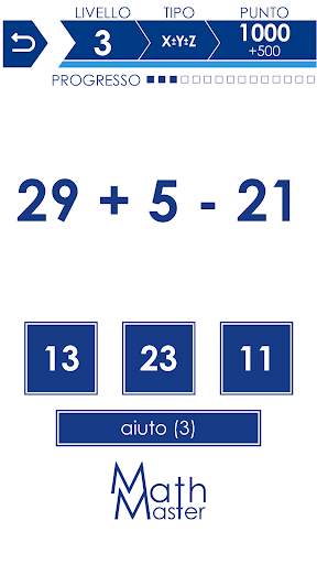 Math Master (Gioco matematico) screenshot 3