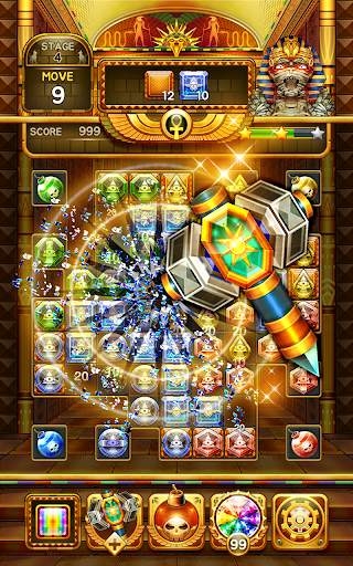 Jewels Crush Pharaoh (Match 3) screenshot 3