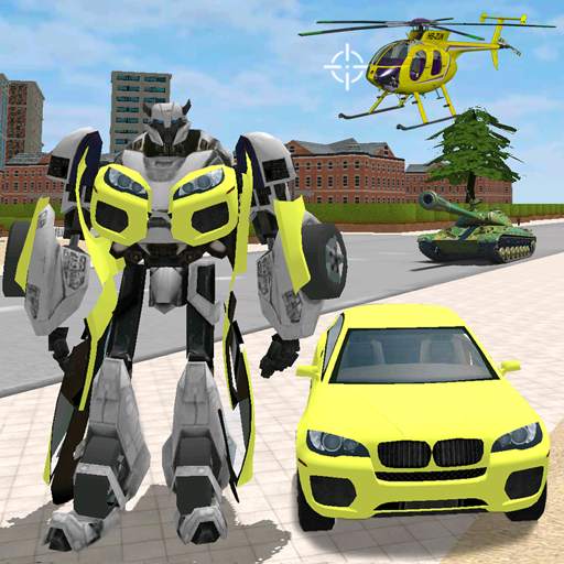 Green Robot Car Transformer Futuristic Supercar 1.0