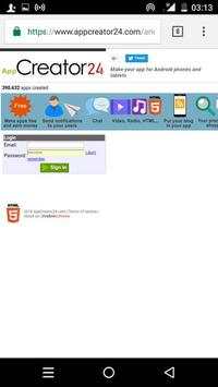 Free Android App Maker скриншот 1
