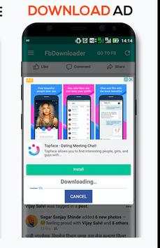 Facebook Downloader Free Lite 2019 screenshot 3