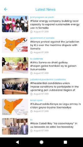 Axadle Get Latest News From Horn of Africa screenshot 3