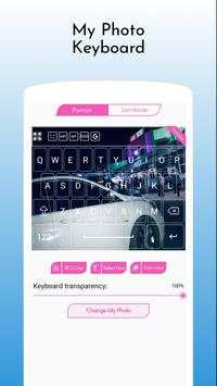 My Photo Background Keyboard 3 تصوير الشاشة