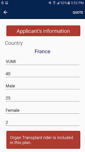 VUMI Plans screenshot 4