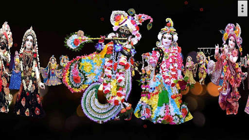 4D Radha Krishna Murti Darshan Live Wallpaper screenshot 2