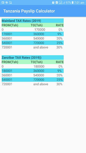 Tanzania Payslip Calculator screenshot 5