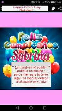 Feliz Cumpleaños Sobrina 18 تصوير الشاشة