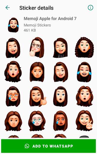 Memoji Apple Stickers for Android WhatsApp screenshot 5