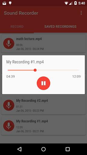 Easy Sound Recorder screenshot 4