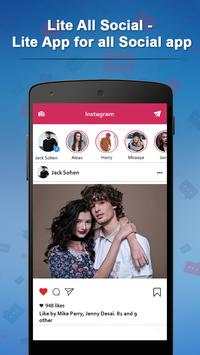 Lite All Social - Lite App for all Social app screenshot 2