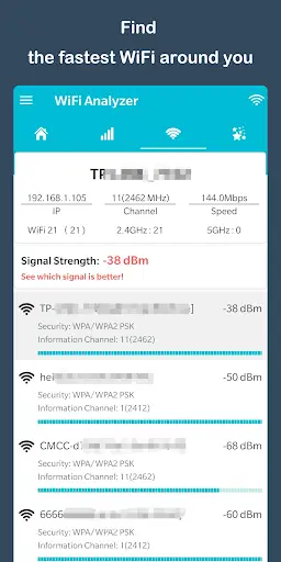 WiFi Analyzer - WiFi Test screenshot 4