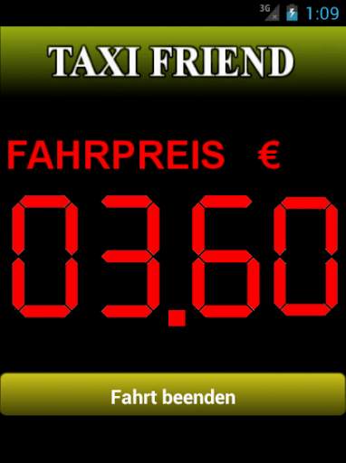 Travelling Costs TaxiFriend screenshot 1