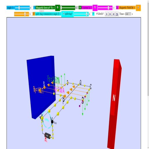 DC Motor 3D Simulator Lab icon