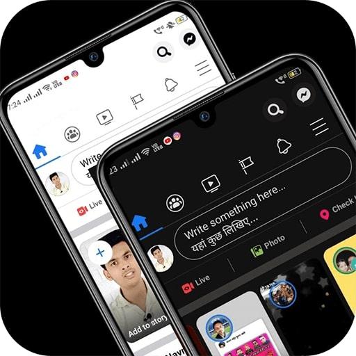 Dark Theme Mode for Facebook icon
