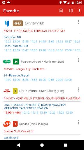 Toronto - GTA Bus Schedule screenshot 2