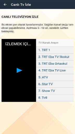 Tv Cep - Canlı Tv İFilm İzle screenshot 3