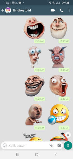 Stiker WA Meme Funny New 2021 WAStickerApps screenshot 4