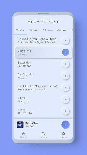 Miha: Music Player with built-in Equalizer screenshot 1