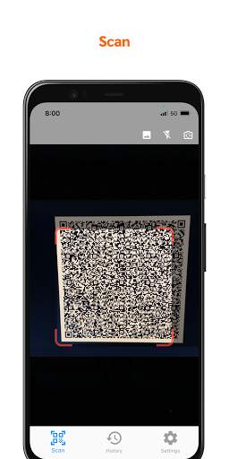 QR Code Scanner: Free QR Code and Barcode Reader скриншот 1