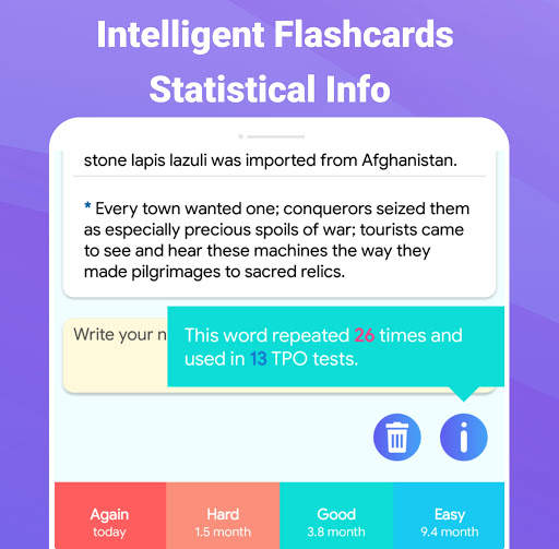 Vocabulary for TOEFL® - TPO® Words Flashcards screenshot 19