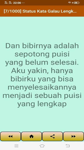 Status Kata Galau Lengkap screenshot 2