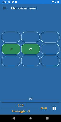 Allenamento della memoria screenshot 5