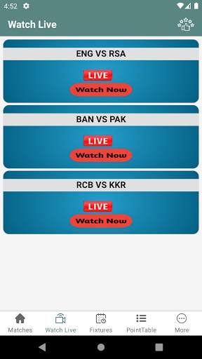 Live Cricket Match TV screenshot 5